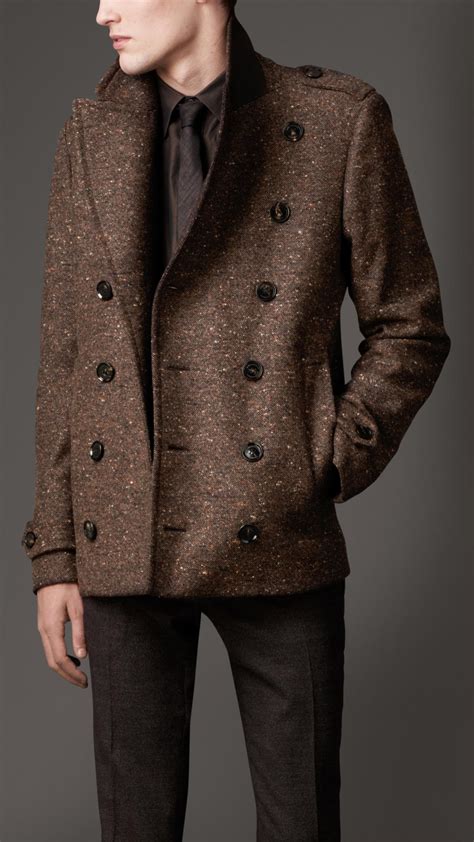 burberry mens peacoats|burberry winter coats for men.